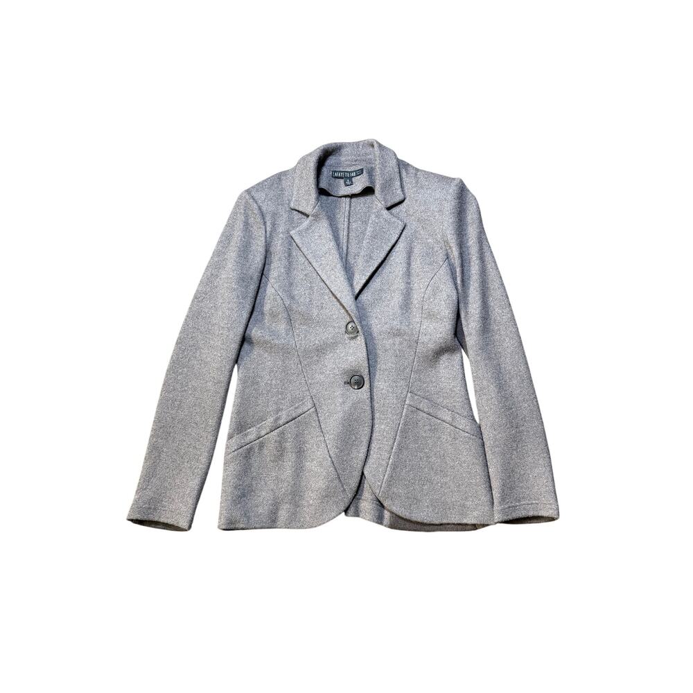 Lafayette 148 Brown Wool Blazer Jacket